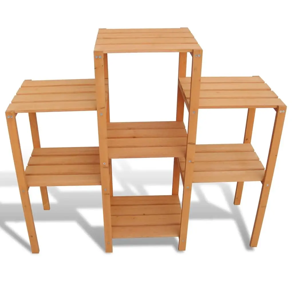 Plant Stand Wooden Organiser 97 x 31 x 87 cm Brown