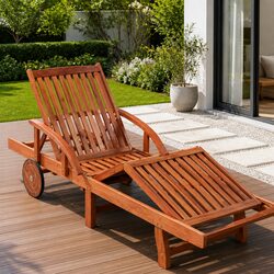 Comfortable and Practical Sun Lounger for Your Patio