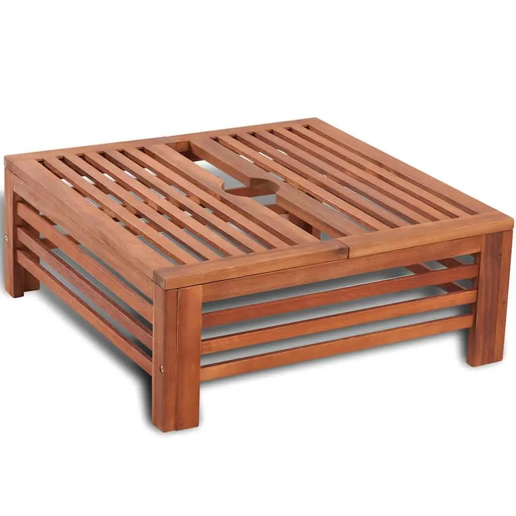 Wooden Parasol Stand for Garden Use