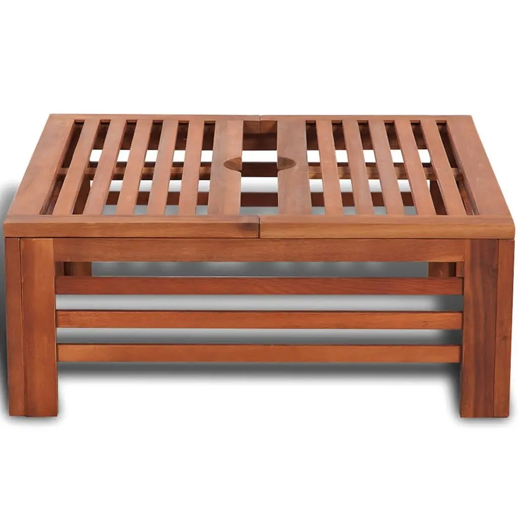 Wooden Parasol Stand for Garden Use