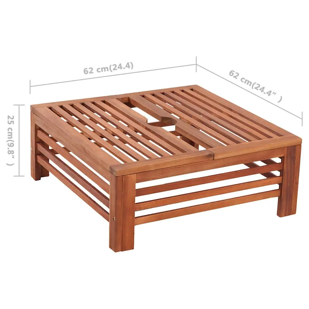 Wooden Parasol Stand for Garden Use