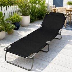 Adjustable Backrest Sun Lounger - Perfect for Gardens