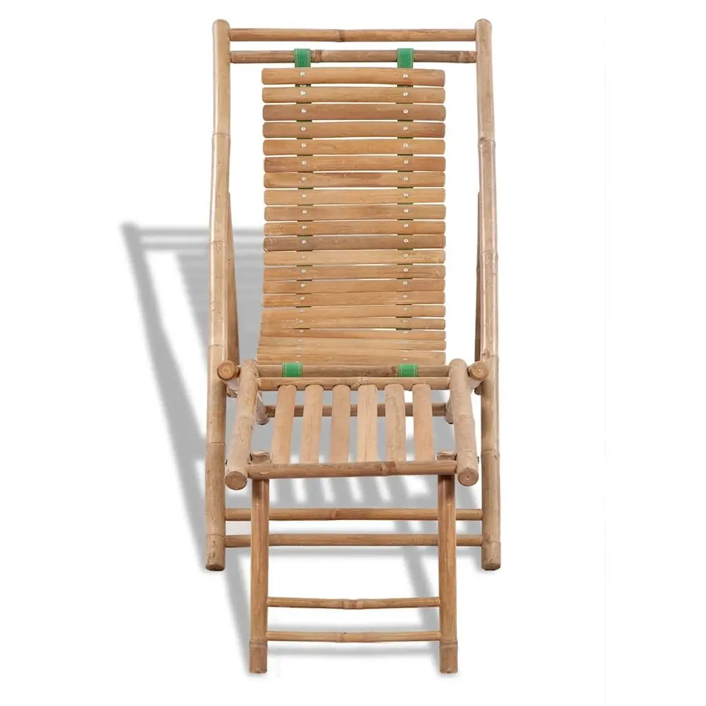 Bamboo Deck Chair for Outdoor Relaxation