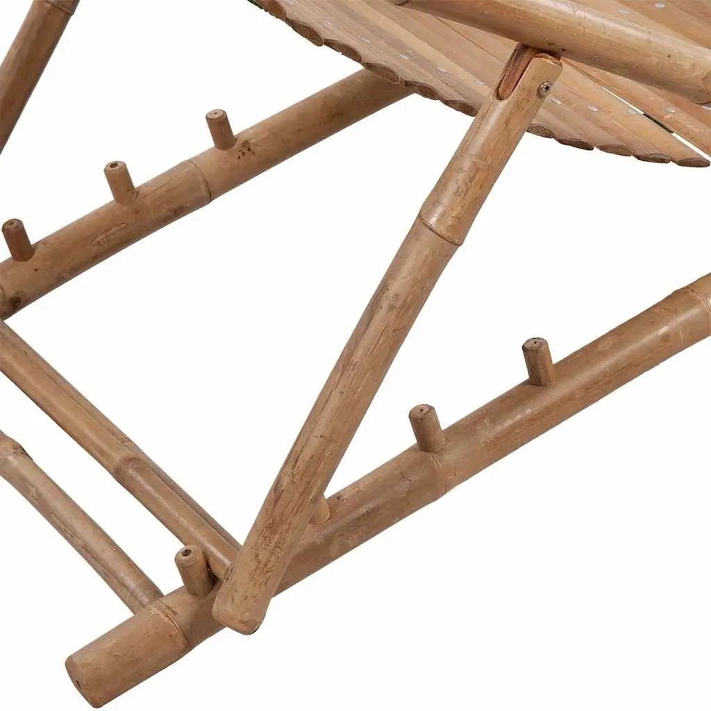 Bamboo Deck Chair for Outdoor Relaxation