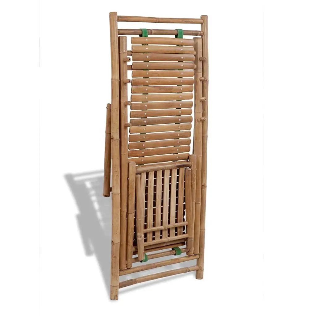 Bamboo Deck Chair for Outdoor Relaxation