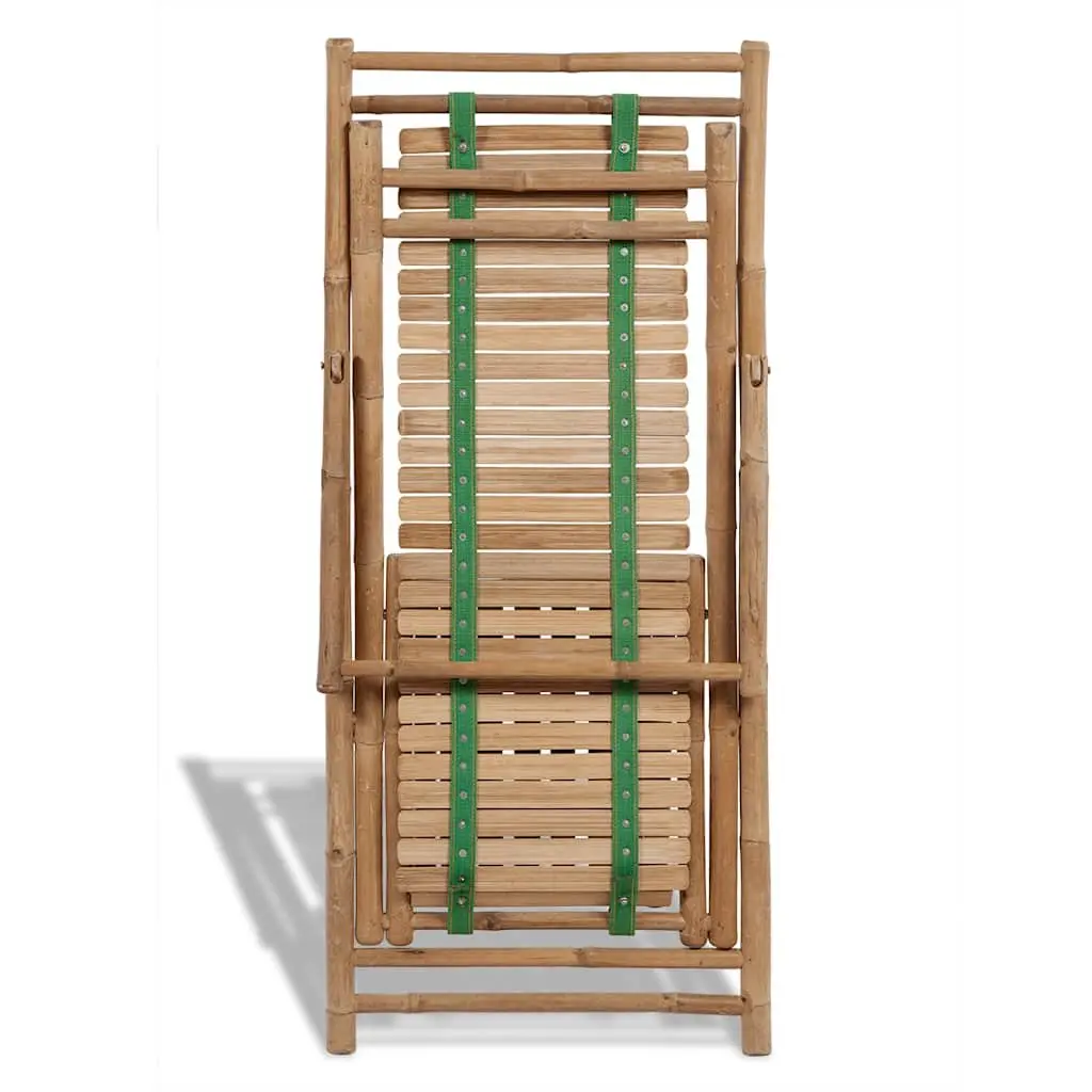 Bamboo Deck Chair for Outdoor Relaxation