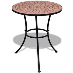 Practical 60cm Mosaic Bistro Table for Garden or Balcony