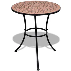 Practical 60cm Mosaic Bistro Table for Garden or Balcony