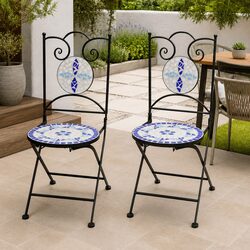 Versatile Bistro Chairs Set for Garden and Patio Use