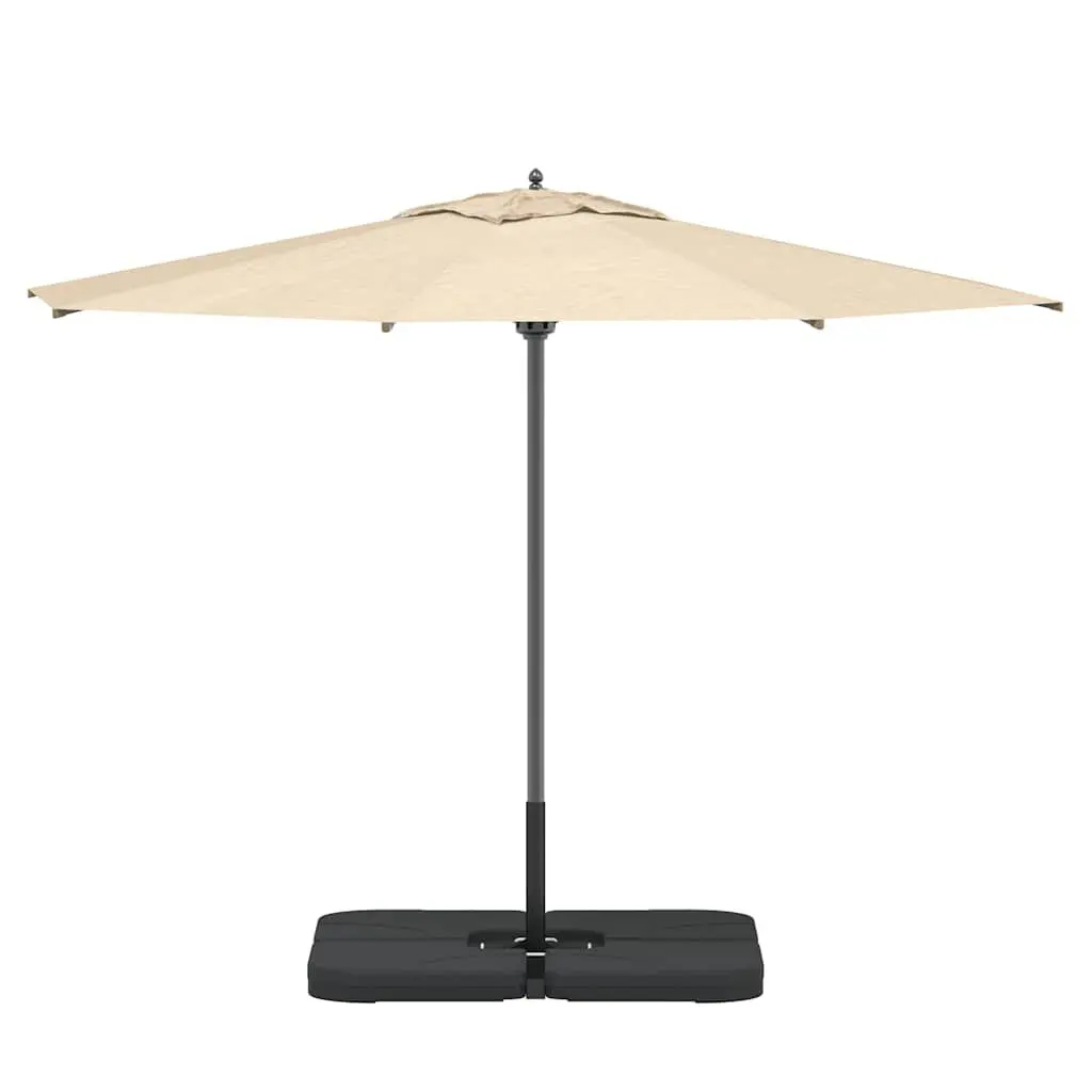 Parasol Base Fillable Water Sand 60L Portable Umbrella Stand Black