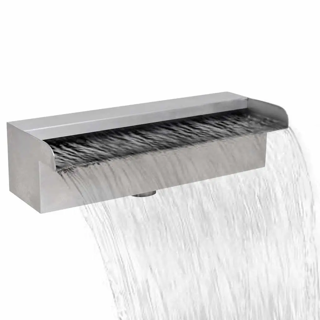 Silver Waterfall Fountain for Pool and Pond Use