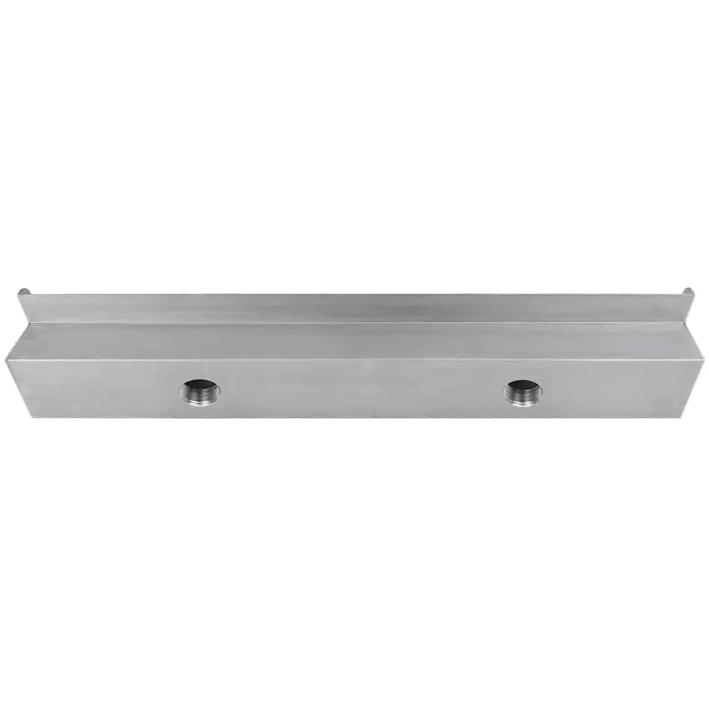 Silver 90cm Rectangular Fountain Water Feature for Garden Pond and Outdoor Pool