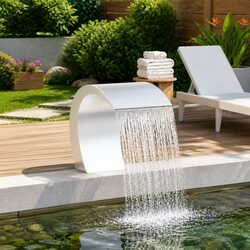 Waterfall Fountain for Ponds and Pools: Easy Installation