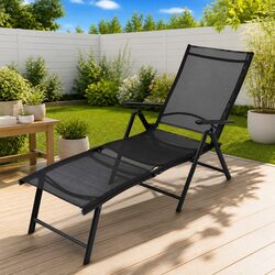 Practical Folding Sun Lounger for Gardens and Campsites