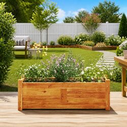 Ideal Wooden Planter Box for Any Home Setting