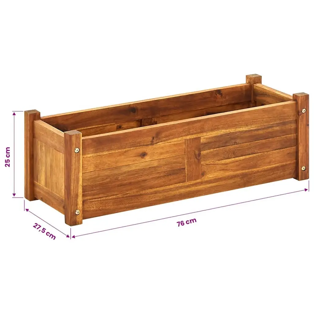 Garden Raised Bed Wooden Planter Box Outdoor Vegetables Herbs Flowers Balcony