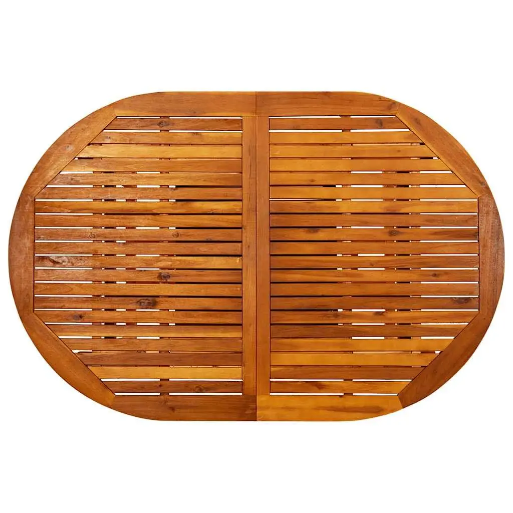 Outdoor Dining Table Solid Acacia Wood Extendable 150-200x100x75cm Brown