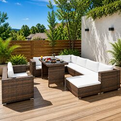 10 Piece Lounge Set: Perfect for Outdoor Living Spaces