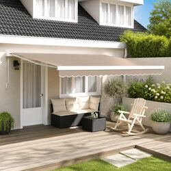 Practical Awning Replacement Fabric for Outdoor Use - 4 x 3.5 m