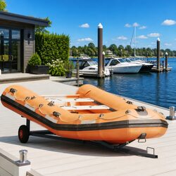 Versatile Boat Trailer Frame for Docks and Marinas