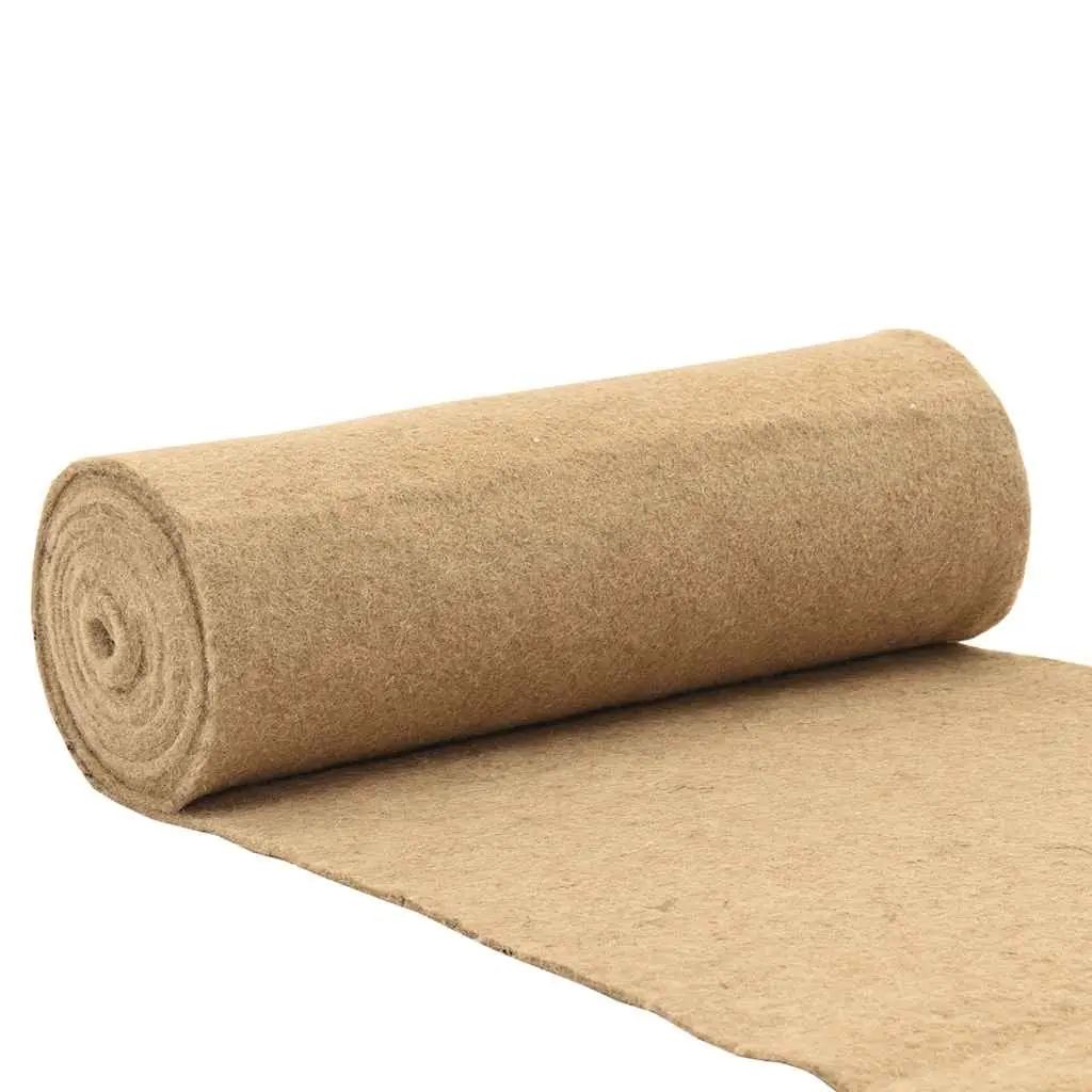 Pet Hemp Mat Brown 0.5x5m for Small Animals Rabbits Guinea Pigs