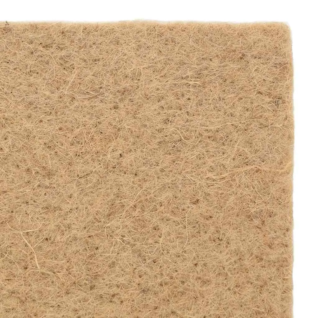 Pet Hemp Mat Brown 0.5x5m for Small Animals Rabbits Guinea Pigs