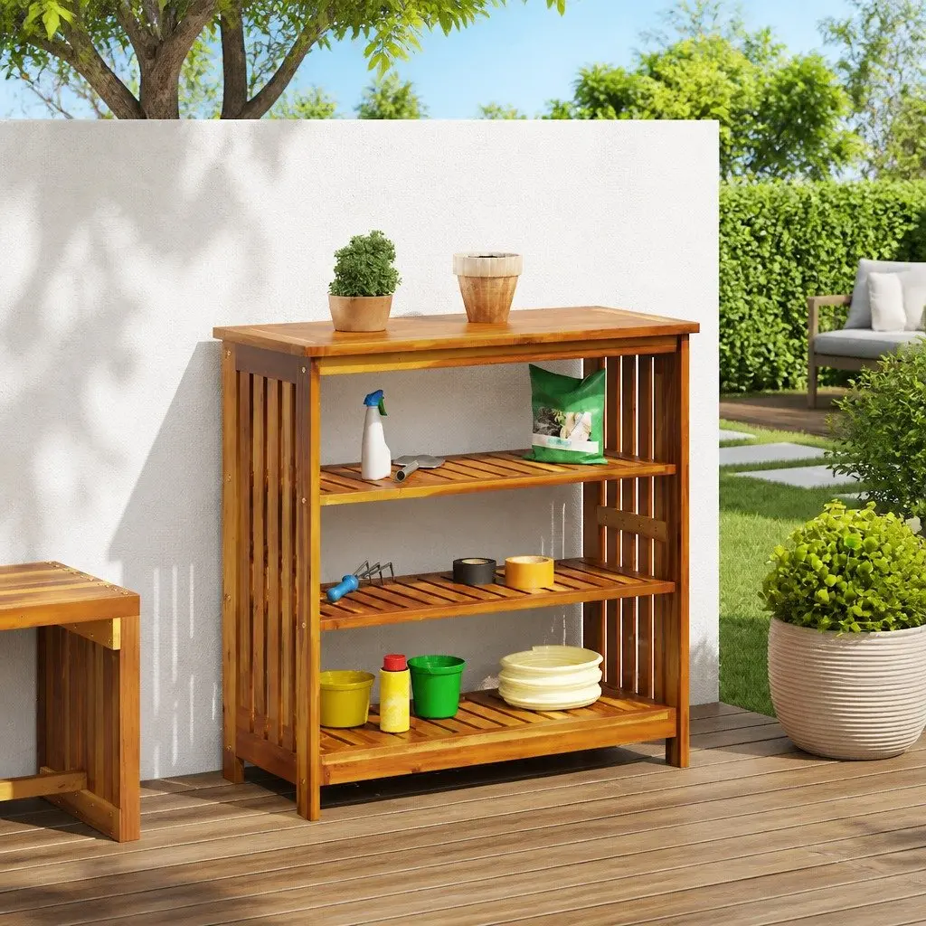Outdoor Garden Cabinet for Tool Storage