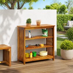 Practical Outdoor Garden Cabinet for Tool Storage