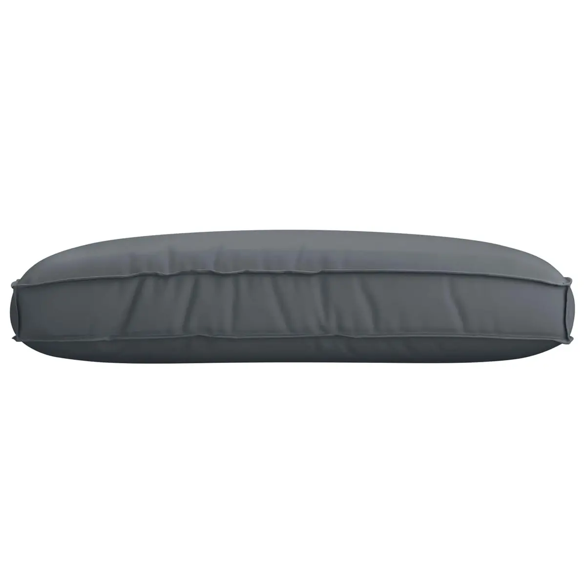 Cushion Anthracite Oxford Fabric 120 x 80 x 12 cm Rectangular Indoor Outdoor