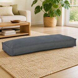Practical Anthracite Cushion for Garden, Patio, and Lounge