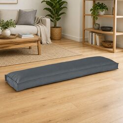 Ideal Cushion for Living Spaces: Anthracite 150 x 40 x 8 cm