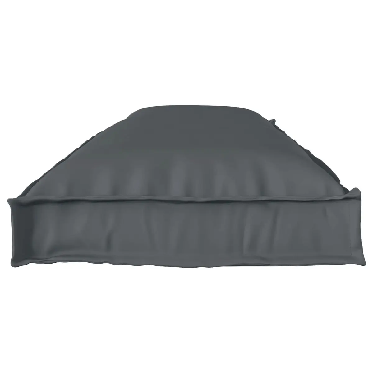 Cushion Set 2 Pieces Oxford Fabric Anthracite 150x40x8cm Water-Resistant for Outdoor Garden Seating
