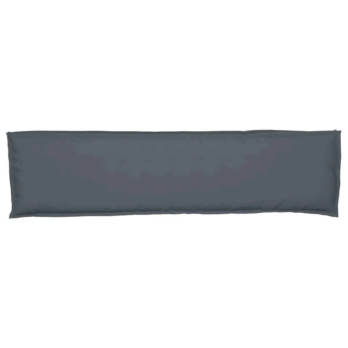 Cushion Set 2 Pieces Oxford Fabric Anthracite 150x40x8cm Water-Resistant for Outdoor Garden Seating