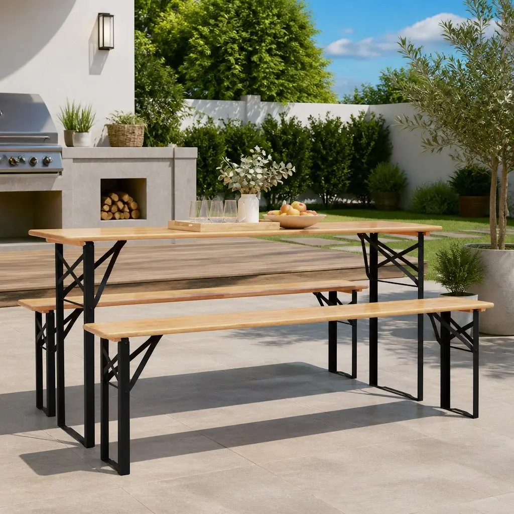 Black Table Legs for Home or Garden Use