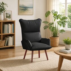 Practical Black Armchair for Any Room in Your Home