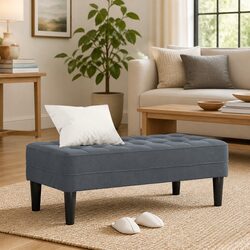Practical Uses for the Dark Grey Bench Ottoman in Your Home
