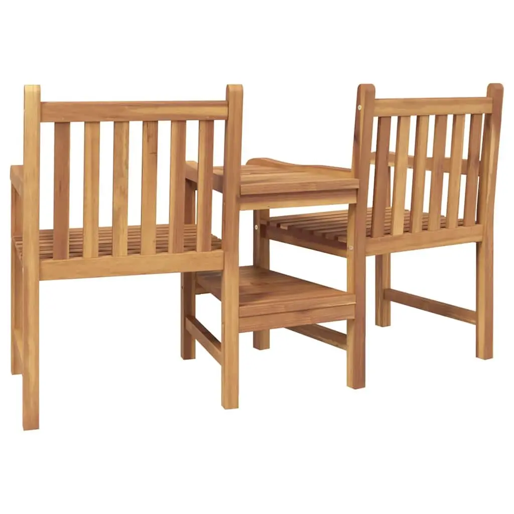 Outdoor Chair Solid Teak Wood Brown Garden Patio Seating