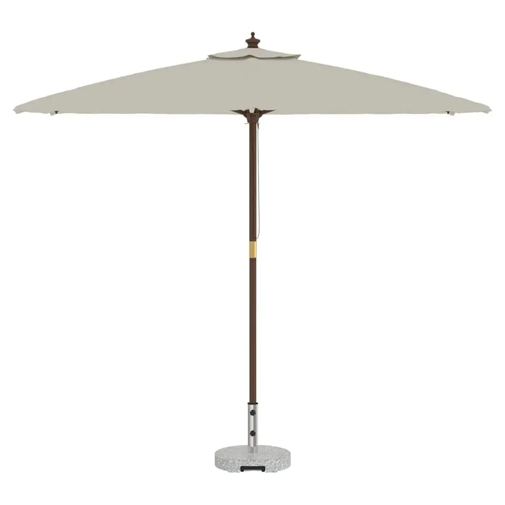 Parasol Base Granite Stainless Steel Grey 45 cm Diameter 37.5 cm Height Outdoor Garden Umbrella Stand with Wheels