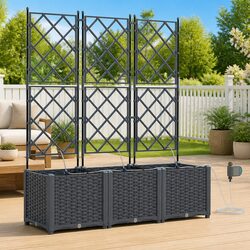 Versatile Grey Garden Planters for Your Outdoor Needs
