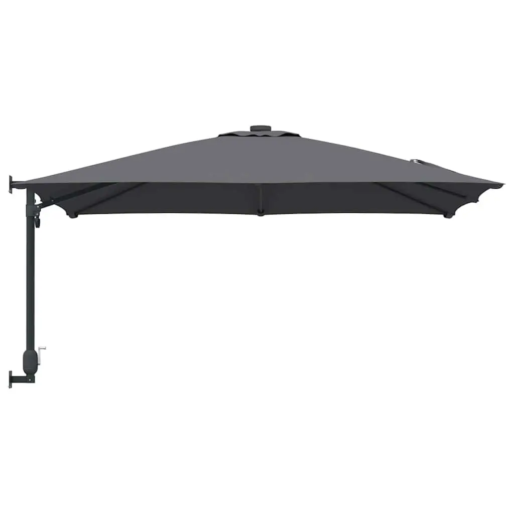 Garden Parasol Steel 248.5cm Anthracite Outdoor Umbrella with Tilt Crank
