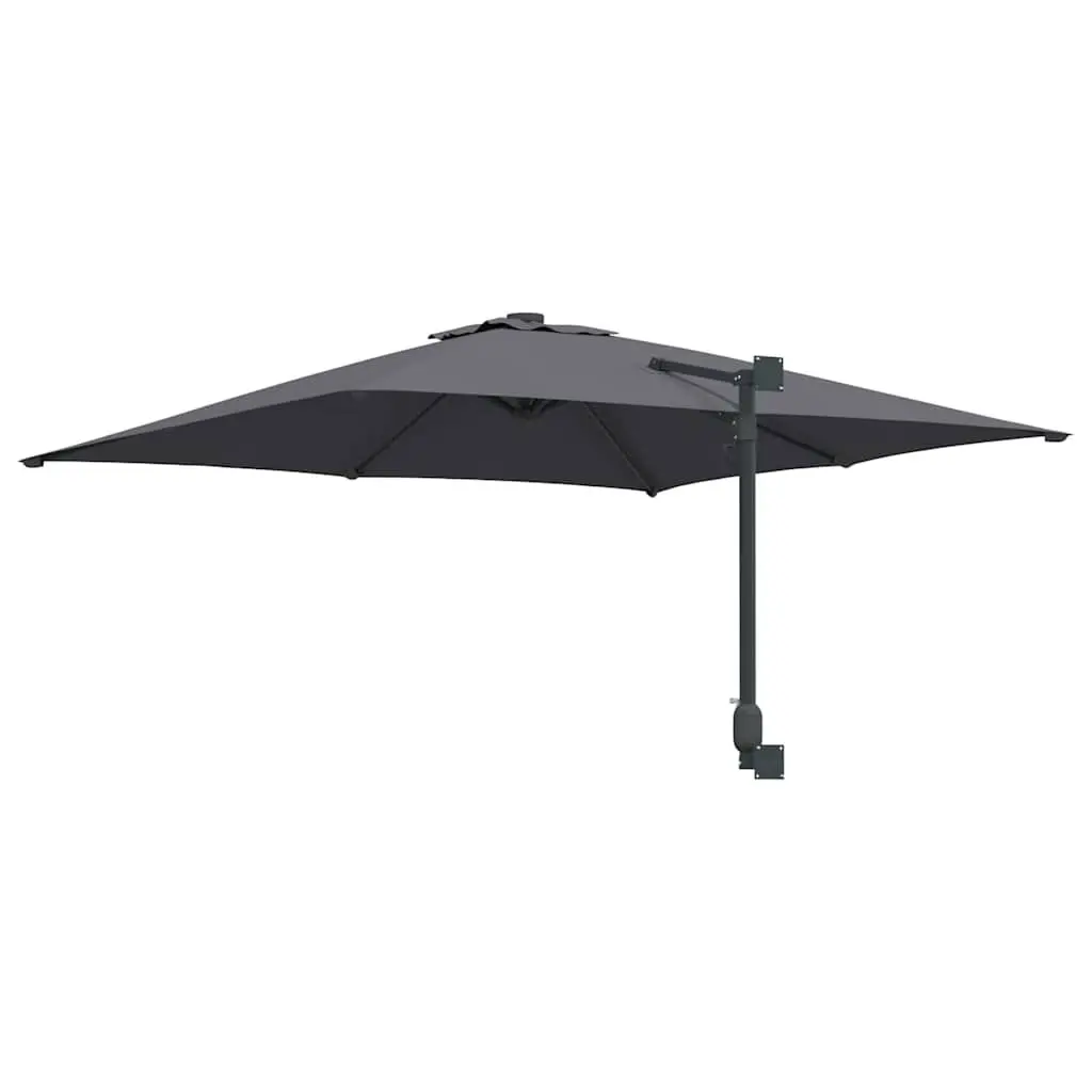 Garden Parasol Steel 248.5cm Anthracite Outdoor Umbrella with Tilt Crank