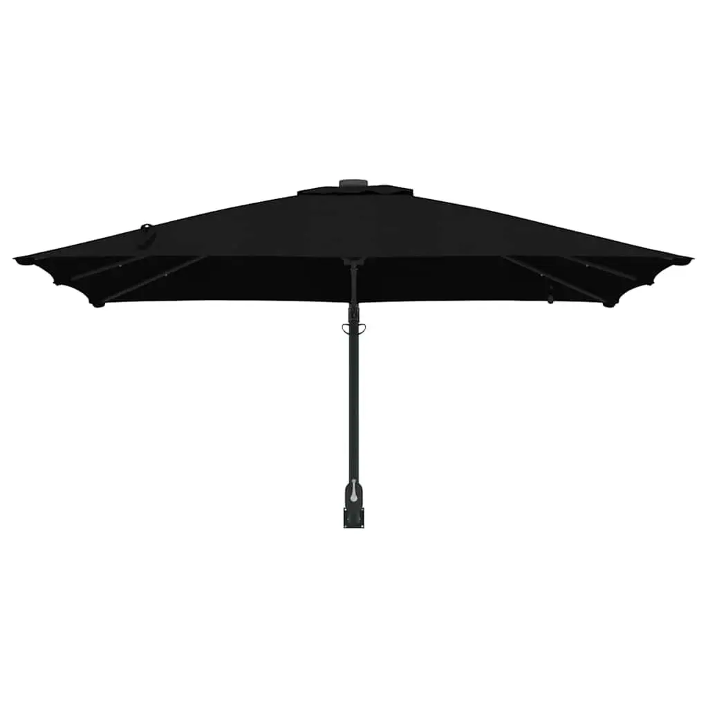 Garden Parasol Cantilever Umbrella UV-Resistant Polyester 248.5cm Black