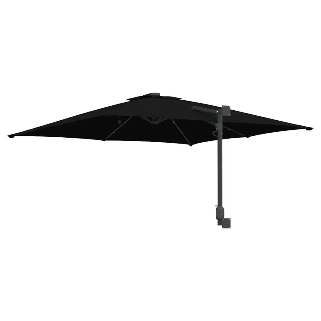 Garden Parasol Cantilever Umbrella UV-Resistant Polyester 248.5cm Black