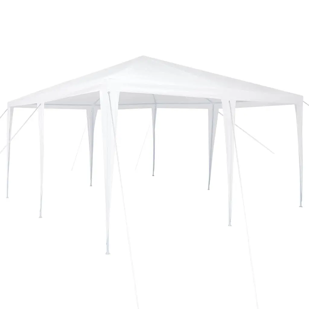 Party Tent Polyethylene and Steel Frame 400x400x266cm White