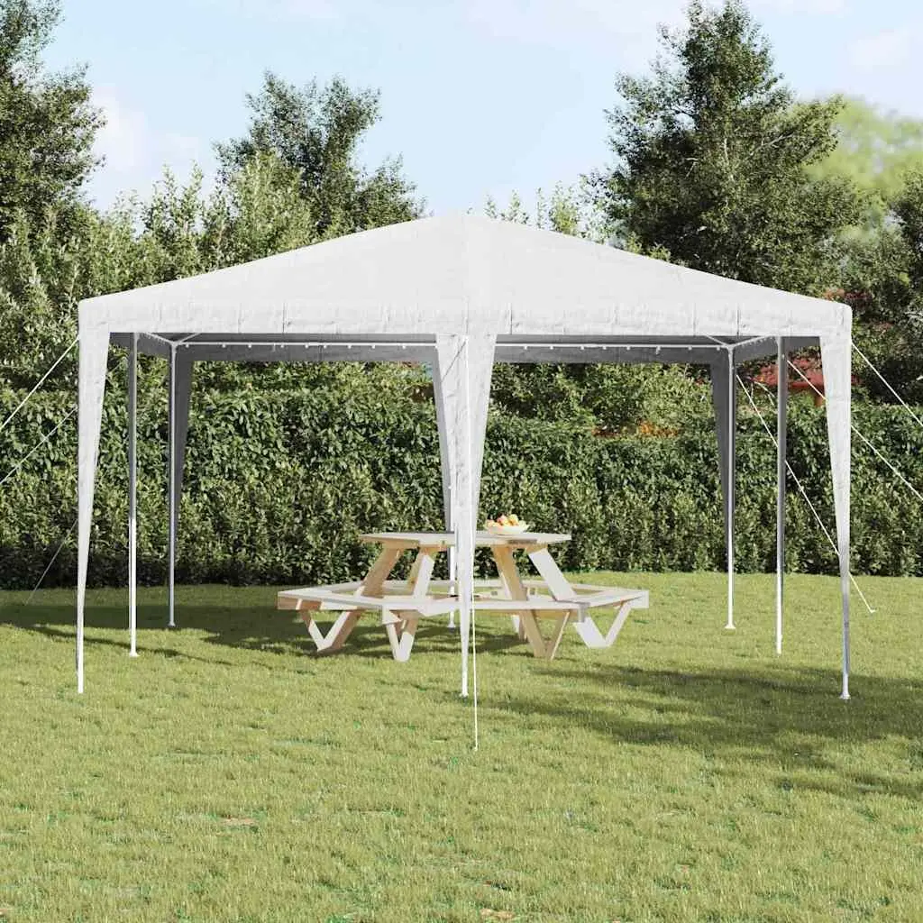 Party Tent Polyethylene and Steel Frame 400x400x266cm White