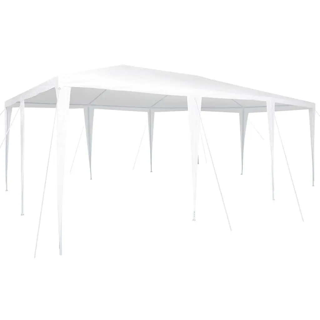 Party Tent Canopy White 600 x 400 x 266 cm Outdoor Garden Gazebo Shelter