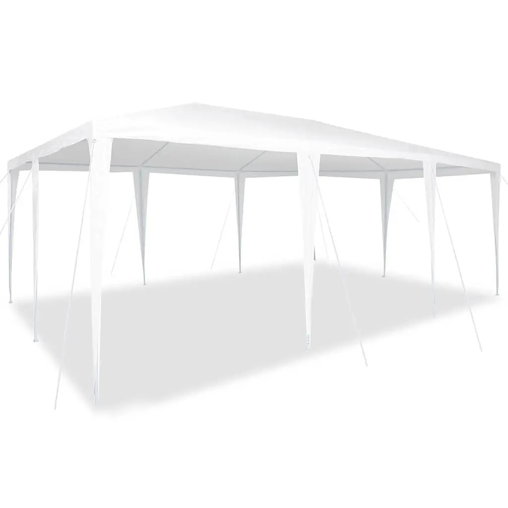 Party Tent Canopy White 600 x 400 x 266 cm Outdoor Garden Gazebo Shelter