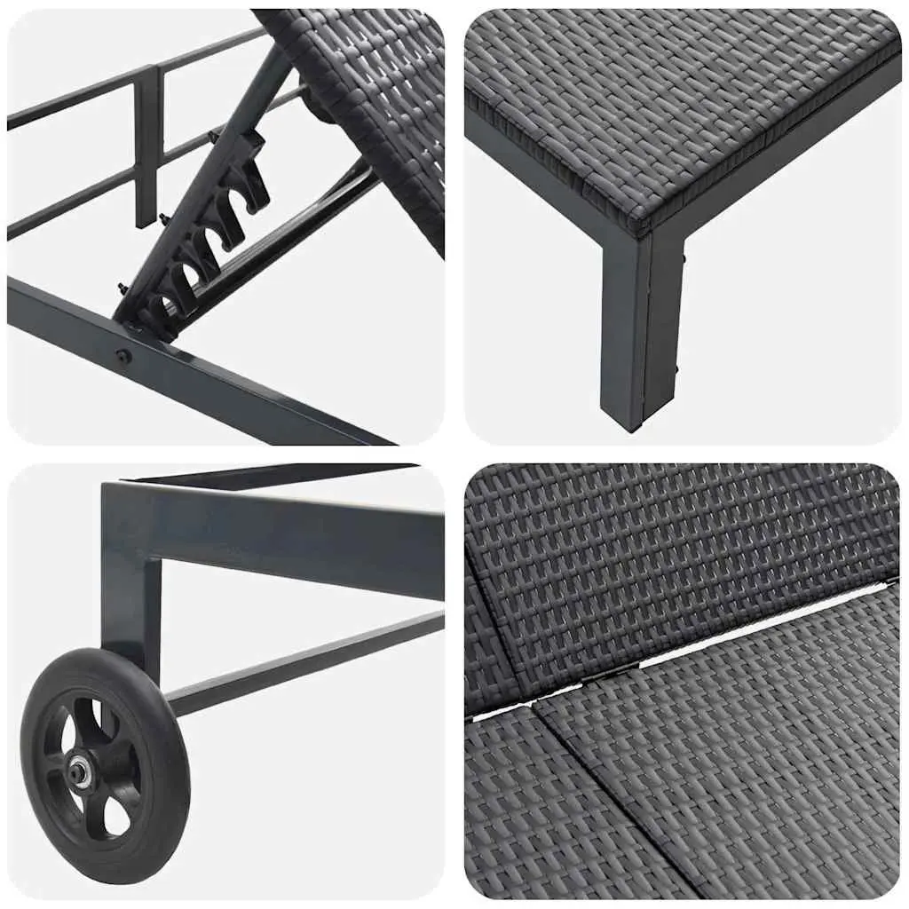 Sun Lounger for Garden and Terrace Use