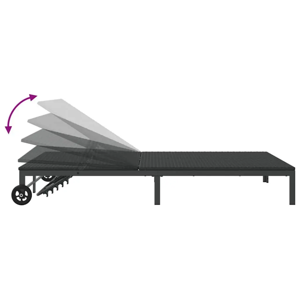 Sun Lounger for Garden and Terrace Use