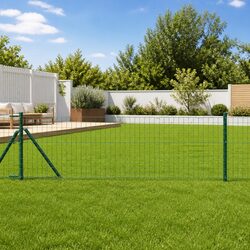 Practical 13-Piece Green Garden Boundary Post Set